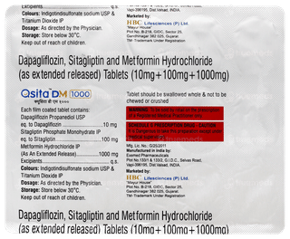 Qsita Dm 1000 Tablet 15