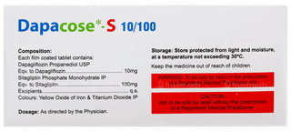 Dapacose S 10/100 Tablet 10