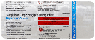 Dapacose S 10/100 Tablet 10