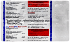 Sitaclass Dm 10/500/100mg Tablet 10