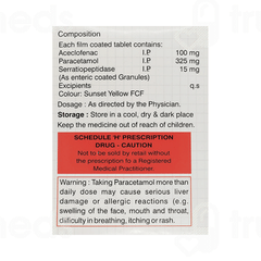 Demo Aps 100/325/15mg Tablet 10