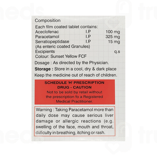 Demo Aps 100/325/15mg Tablet 10
