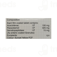 Demo Aps 100/325/15mg Tablet 10