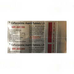 Cef Axt 500 Tablet 10 Cef Axt 500 Tablet 10