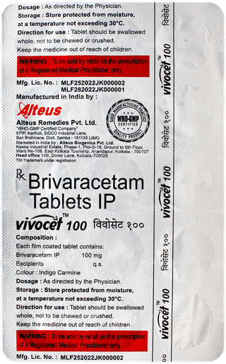 Vivocet 100 Tablet 15