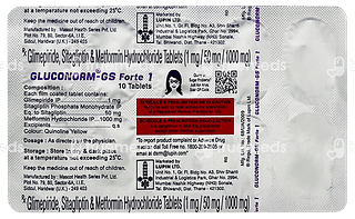 Gluconorm Gs Forte 1 Tablet 10