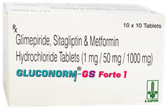 Gluconorm Gs Forte 1 Tablet 10 Gluconorm Gs Forte 1 Tablet 10