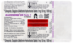 Gluconorm Gs Forte 1 Tablet 10 Gluconorm Gs Forte 1 Tablet 10