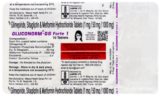 Gluconorm Gs Forte 1 Tablet 10