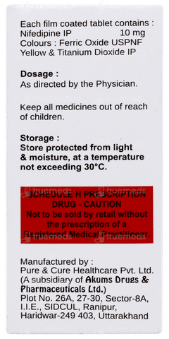 Nifedules Rt 10 Tablet 10 Nifedules Rt 10 Tablet 10