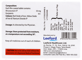 Brivetam 50 Tablet 10