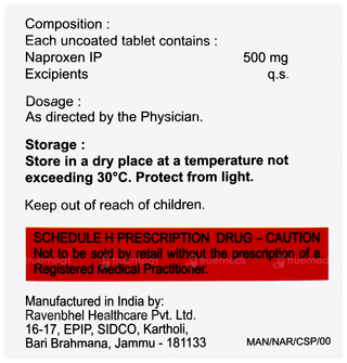 Naprostrong 500 Tablet 15