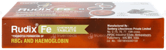 Rudix Fe Blackberry Flavour Chewable Tablet 10
