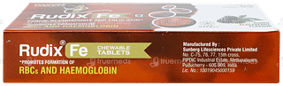 Rudix Fe Blackberry Flavour Chewable Tablet 10