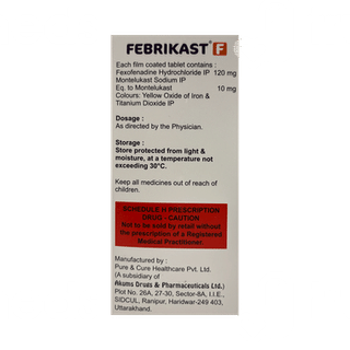 Febrikast F Tablet 10