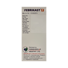 Febrikast F Tablet 10 Febrikast F Tablet 10