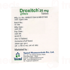 Droxitch 25 Tablet 15