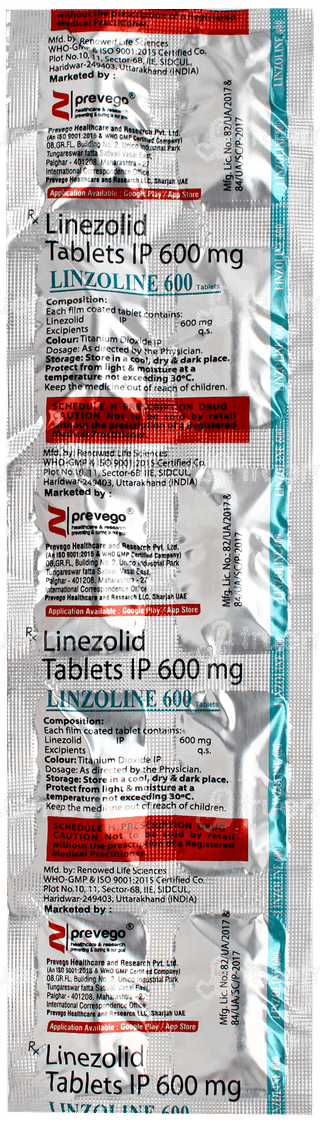 Linzoline 600 Tablet 10