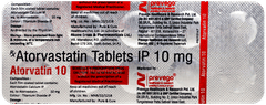 Atorvatin 10 Tablet 10