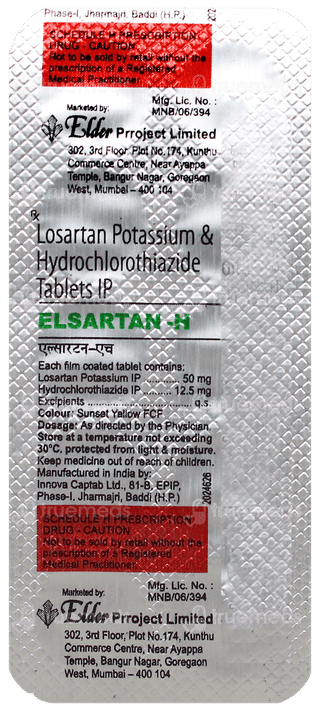 Elsartan H Tablet 10