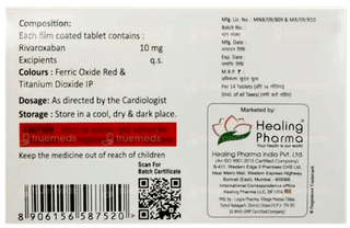 Rivasmart 10mg Tablet 14