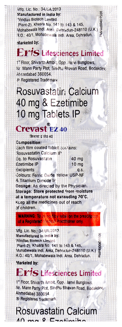 Crevast Ez 40 Tablet 10