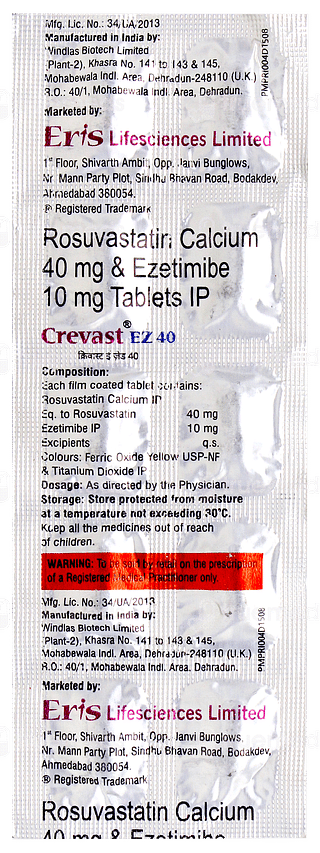 Crevast Ez 40 Tablet 10