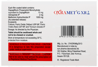 Oxramet G Xr 10/2/1000 Tablet 7