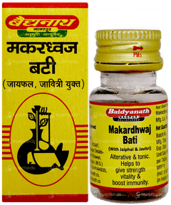 Baidyanath Makardhwaj Bati With Jaiphal & Javitri Tablet 20