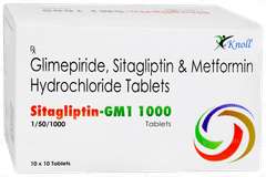 Sitagliptin Gm1 1000 Tablet 10