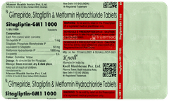 Sitagliptin Gm1 1000 Tablet 10