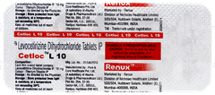 Cetloc L 10 Tablet 10 Cetloc L 10 Tablet 10