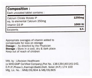 Calcite Cm Rf Tablet 15
