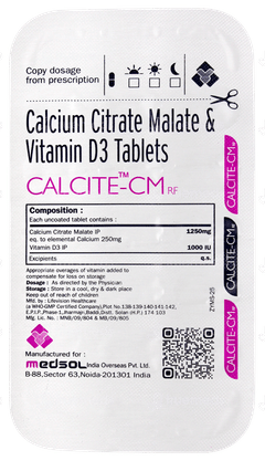 Calcite Cm Rf Tablet 15