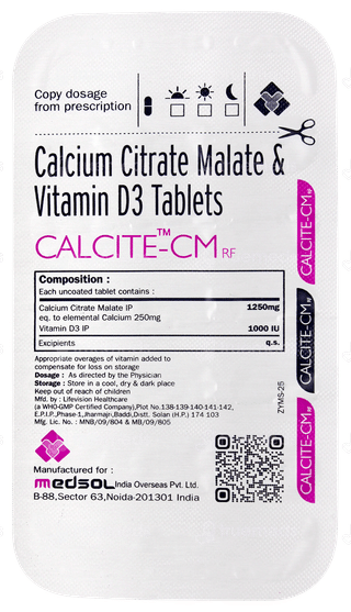 Calcite Cm Rf Tablet 15