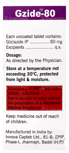 Gzide 80 Tablet 10