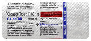 Gzide 80 Tablet 10