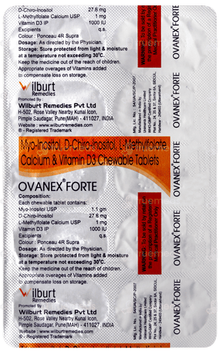 Ovanex Forte Chewable Tablet 10