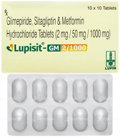 Lupisit GM 2/1000 Tablet 10