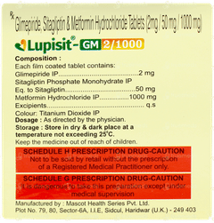 Lupisit GM 2/1000 Tablet 10