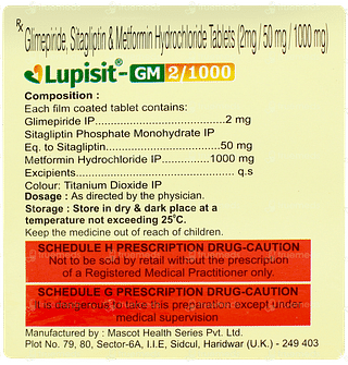 Lupisit GM 2/1000 Tablet 10