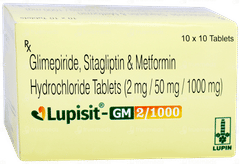 Lupisit GM 2/1000 Tablet 10