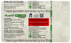 Lupisit GM 2/1000 Tablet 10