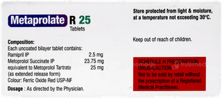 Metaprolate R 25  Tablet 10