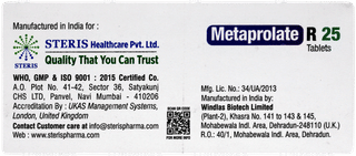 Metaprolate R 25  Tablet 10