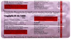 Sitagliptin M 50/1000 Tablet 15