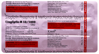 Sitagliptin M 50/1000 Tablet 15