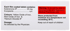 Eplerite 25 Tablet 10 Eplerite 25 Tablet 10