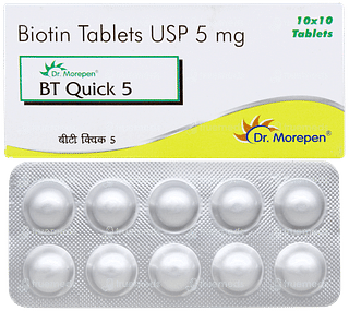 Bt Quick 5 MG Tablet 10