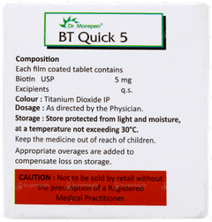 Bt Quick 5 Tablet 10 Bt Quick 5 Tablet 10